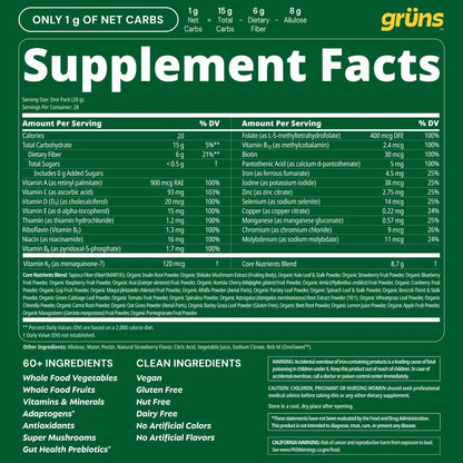 Grüns Superfood Gummies